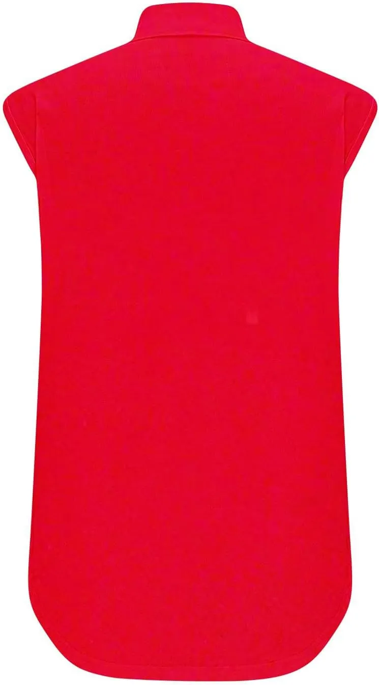 Women Workout Tank Tops Golf Tennis Shirts Zip Up Casual Summer Sport Sleeveless Top Breathable Mesh Quick Dry Tee