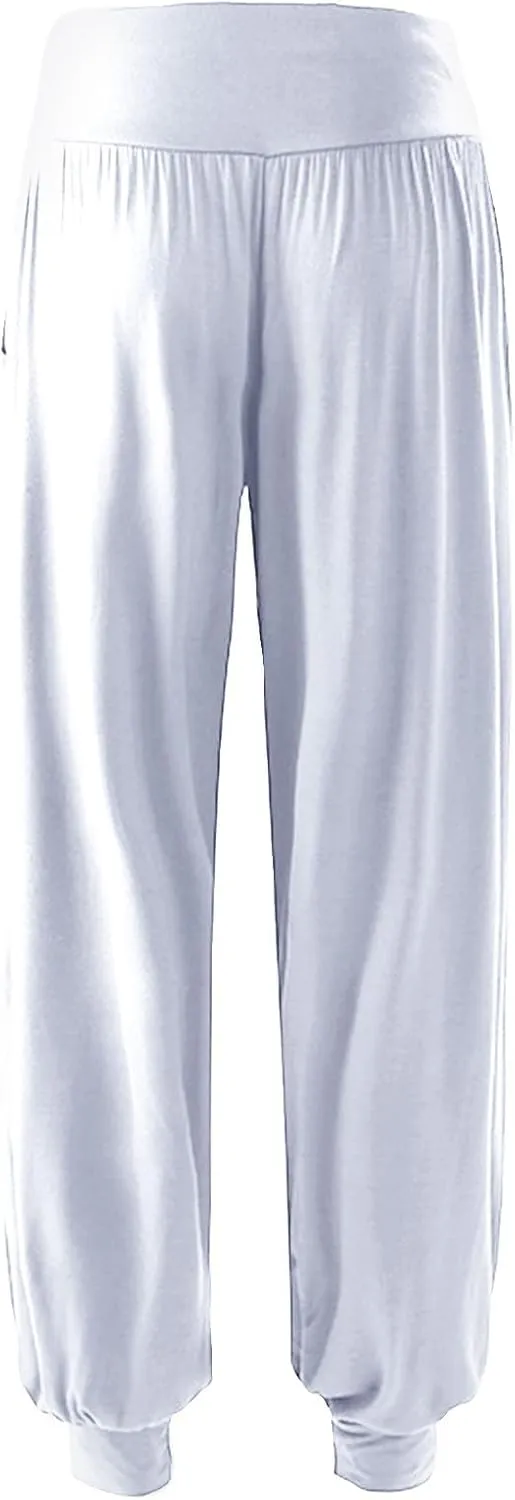 Womens Rayon Trousers Pants Pantyhose Tights Sweatpants for Women Sport Gym Yoga High Cut Flared Wide Leg 2025