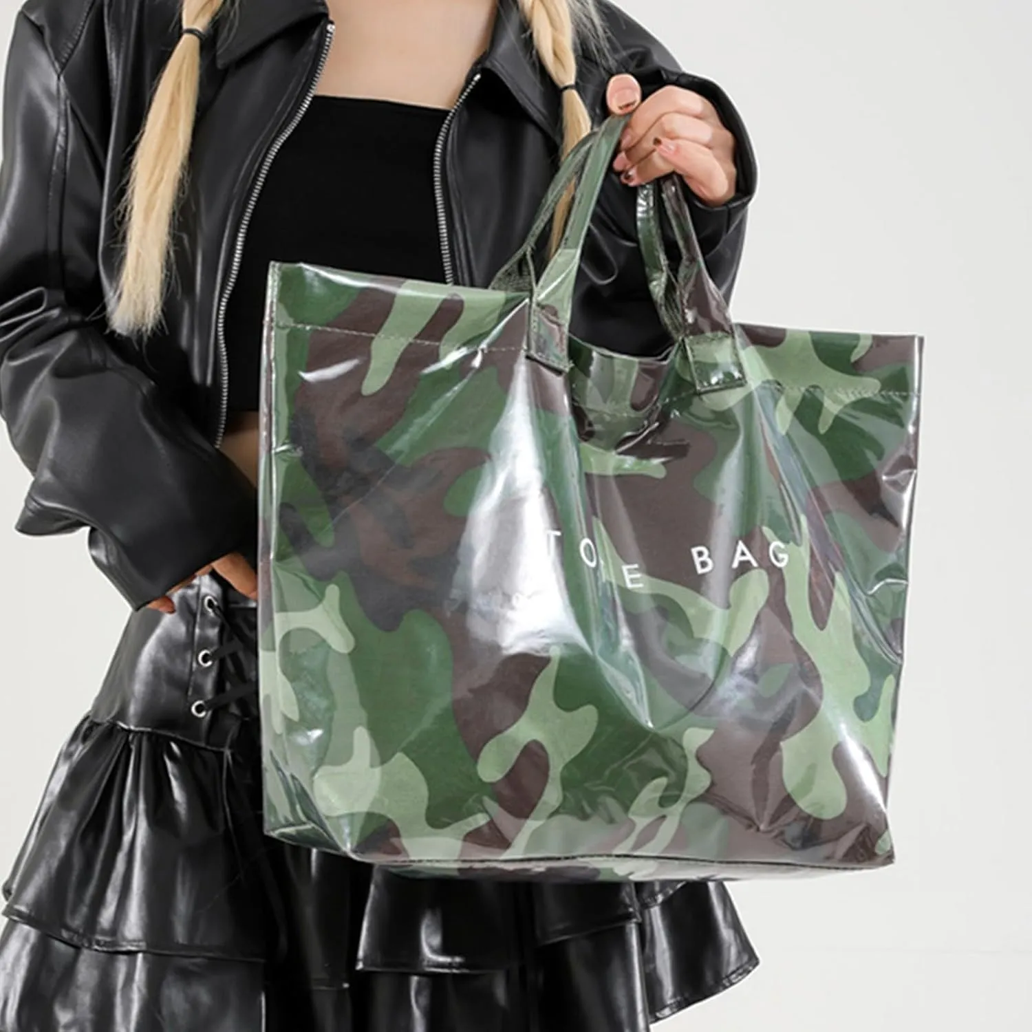 Women's Top-Handle Handbags Fashion Versatile Satchel Purses with Multi Zipper Pocket Vacation Versatile Bag