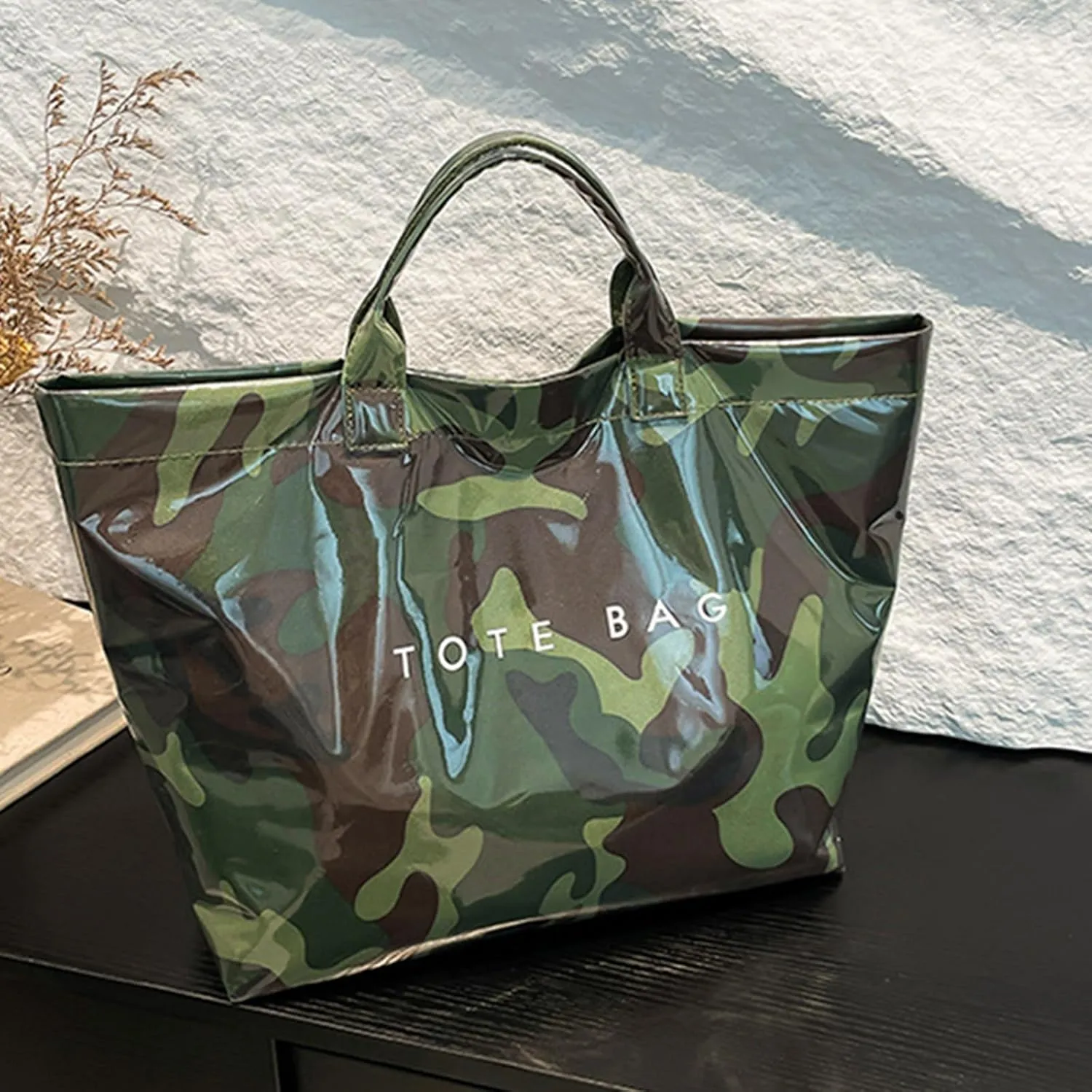 Women's Top-Handle Handbags Fashion Versatile Satchel Purses with Multi Zipper Pocket Vacation Versatile Bag
