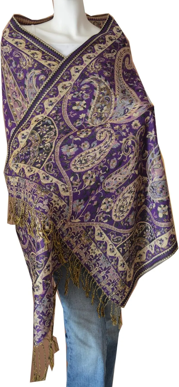 Women's Triplelayer Pashmina Shawl Wrap