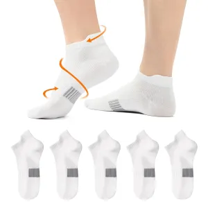 Zando Women's Running Socks - Low Cute Compression No Show Hiking Cushioned Athletic Socks