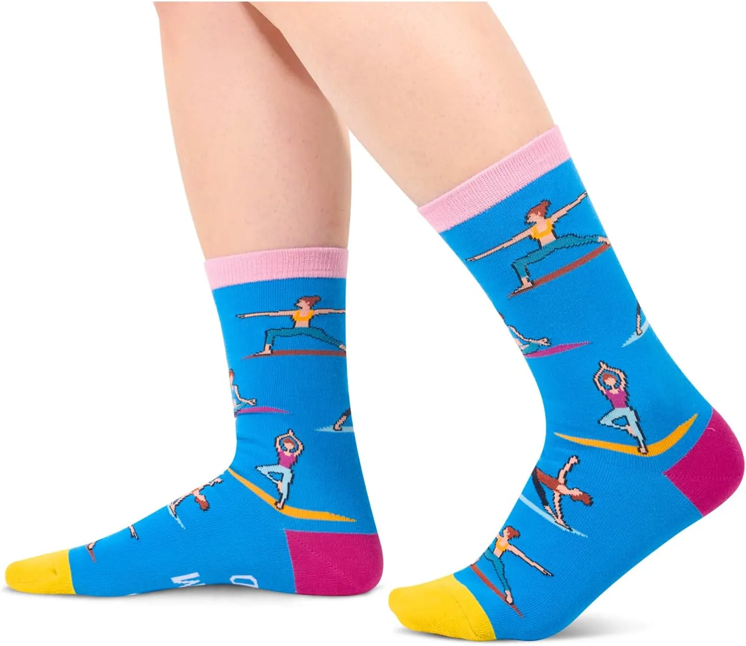 Zmart Sports Gifts For Men Women - Lifter Skating Surfing Socks For Beach Yoga Chess Lover Hunter