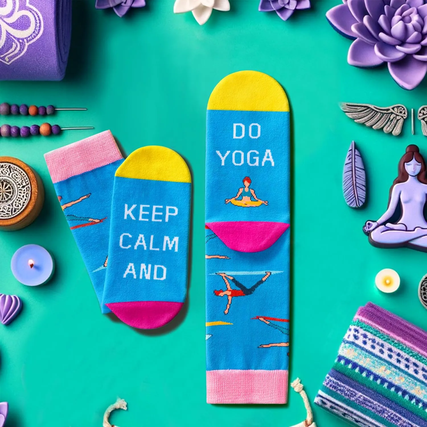 Zmart Sports Gifts For Men Women - Lifter Skating Surfing Socks For Beach Yoga Chess Lover Hunter