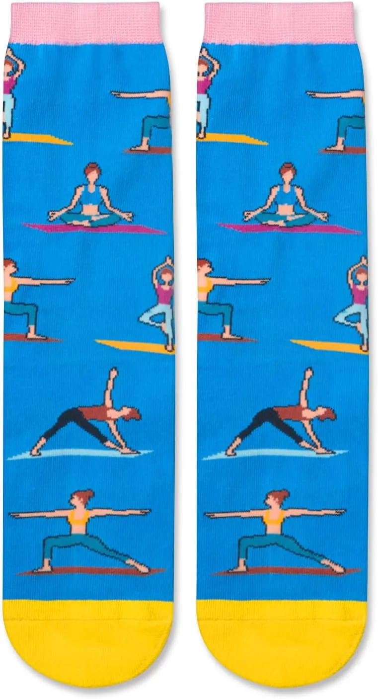 Zmart Sports Gifts For Men Women - Lifter Skating Surfing Socks For Beach Yoga Chess Lover Hunter